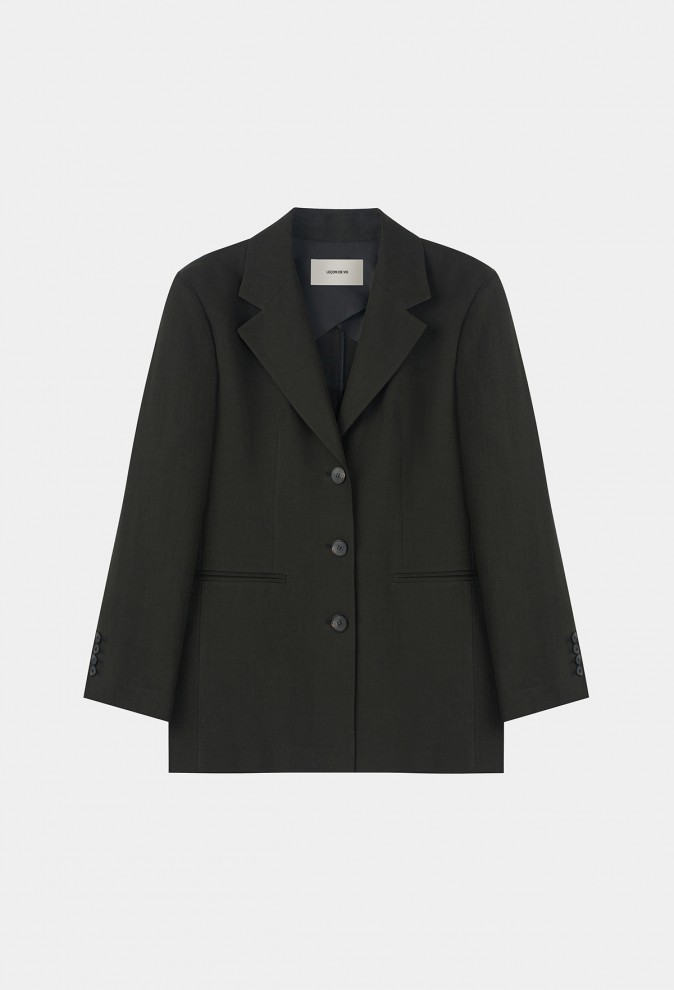 LINEN TAILORED JACKET