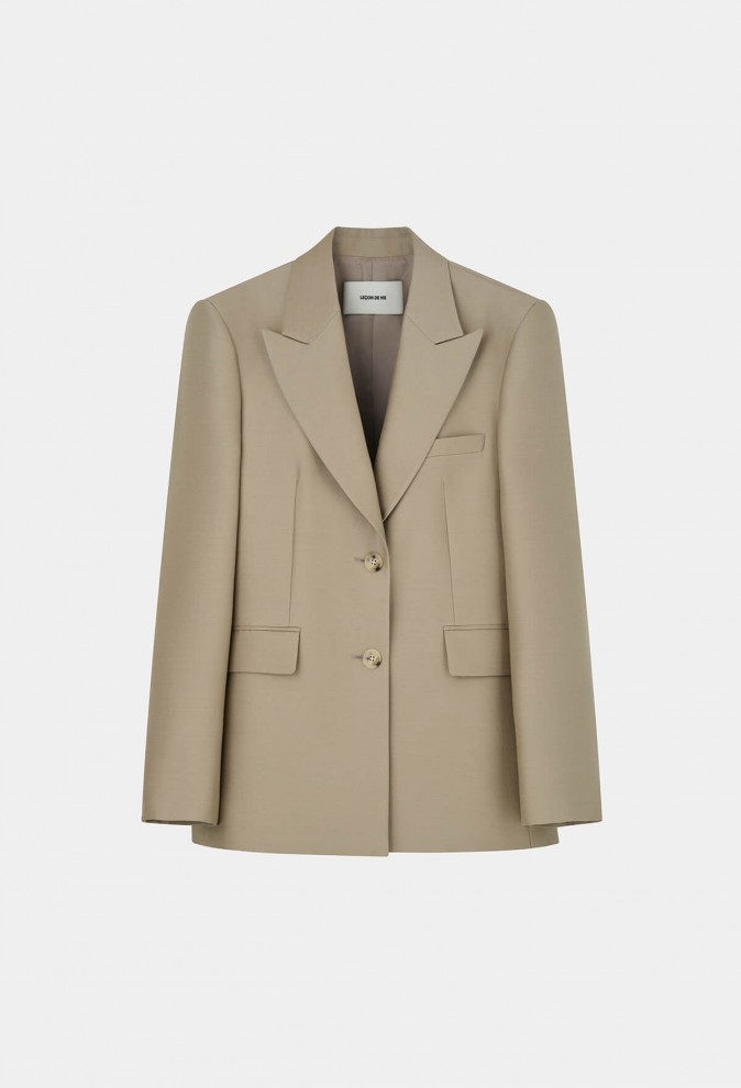 WOOL SILK TAILORED JACKET [LIMITED]