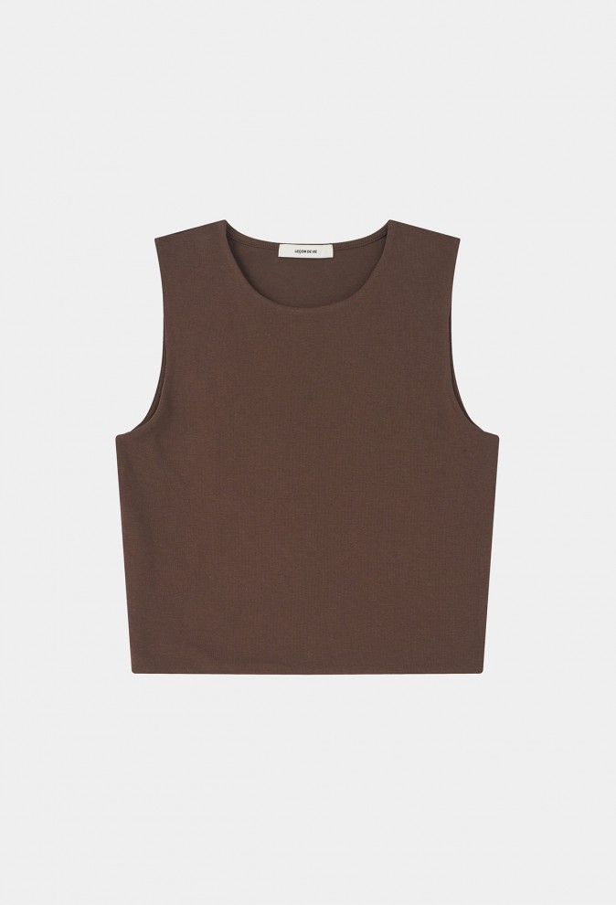 SLEEVELESS CROP TOP