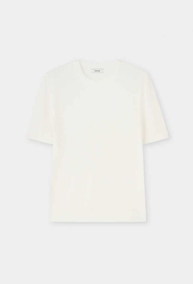 RIBBED ROUND KNIT