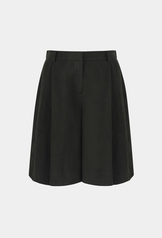 LINEN BERMUDA PANTS